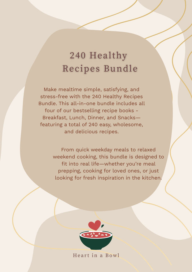 240 Healthy Recipes Bundle