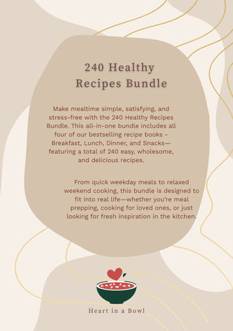240 Healthy Recipes Bundle